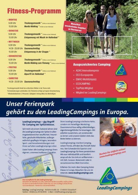 Erster Campingplatz in Bayern mit Thermal-Heilwasser aus der Vital ...