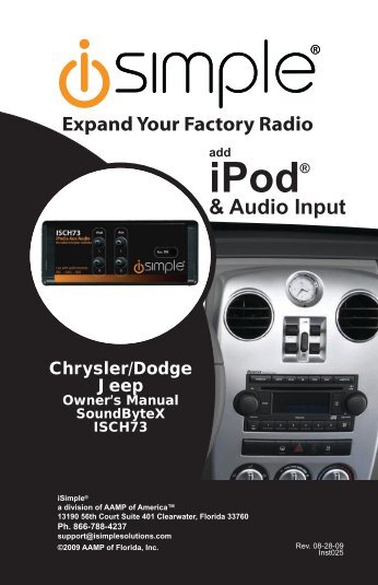 iPod® - PAC Audio