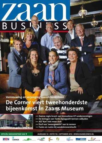 De Corner viert tweehonderdste bijeenkomst in ... - Zaanbusiness