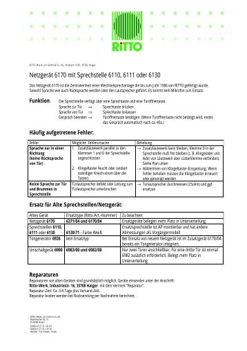 Ritto tastenadapter