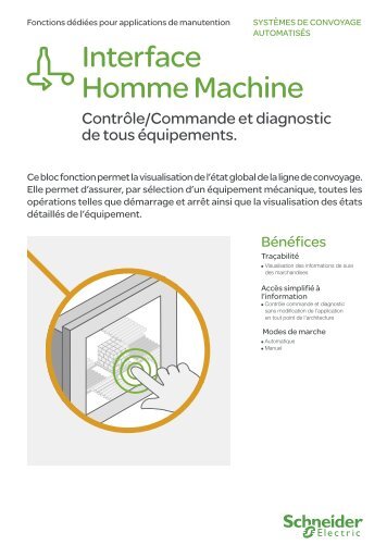 Interface Homme Machine - Schneider Electric