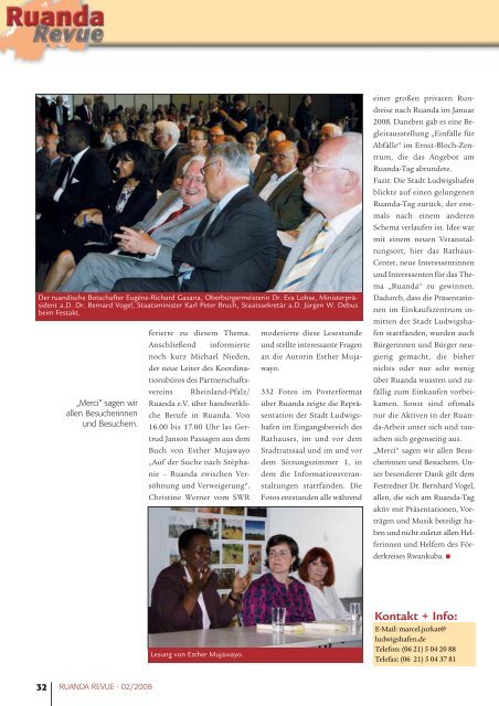 Ausgabe 2/2008 - Partnerschaft Ruanda