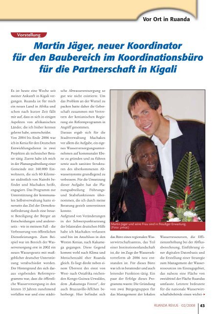 Ausgabe 2/2008 - Partnerschaft Ruanda