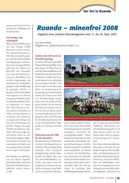 Ausgabe 2/2008 - Partnerschaft Ruanda