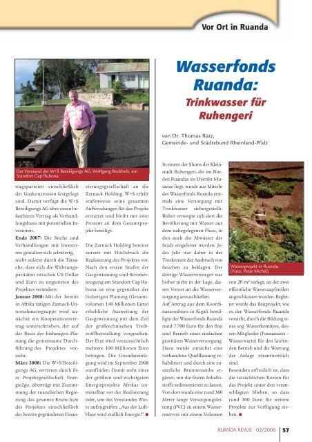 Ausgabe 2/2008 - Partnerschaft Ruanda