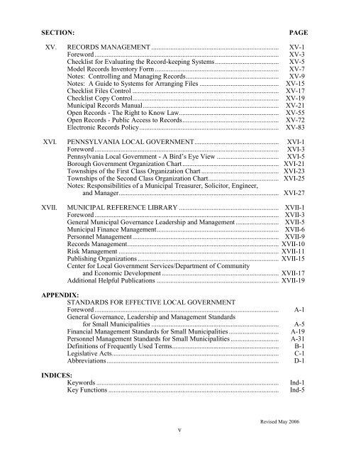 the municipal secretary desktop reference manual - Southwestern ...