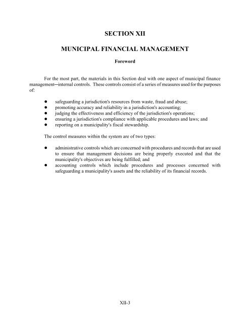 the municipal secretary desktop reference manual - Southwestern ...