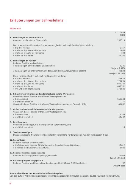 Geschäftsbericht 2009 - Sparkasse Trier