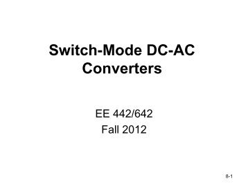 Switch-Mode DC-AC Converters