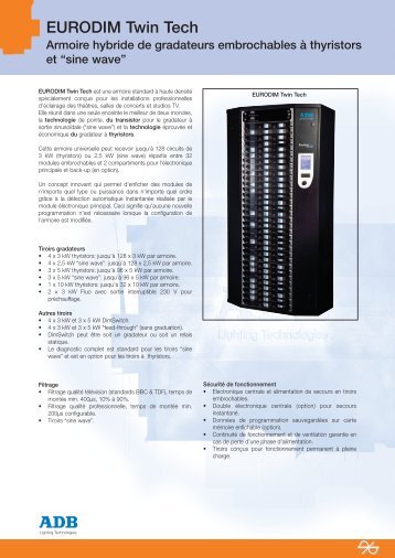 Twin Tech - ADB Lighting Technologies