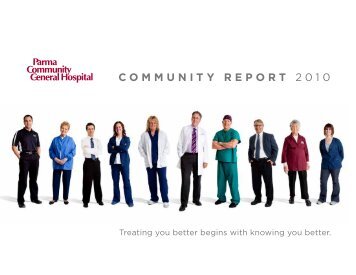 Community Report 2010.pdf - Parma Community General Hospital