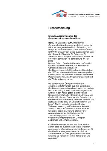 Pressemeldung