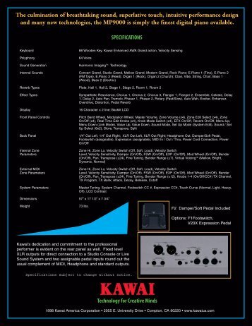 MP9000 - Kawai