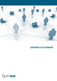 Leitfaden Social Media - Bitkom