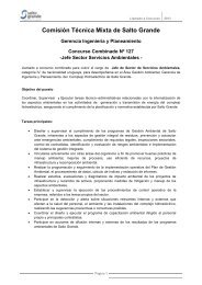 Descargar Bases de Concurso - Salto Grande