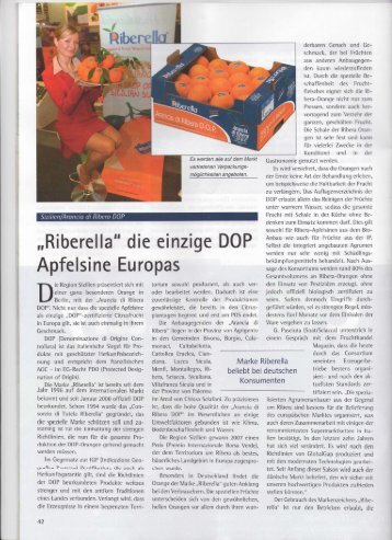 ..Riberella11 die einzige DOP Apfelsine Europas - Biofruit