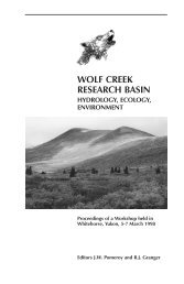 WOLF CREEK RESEARCH BASIN - Taiga Net