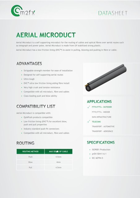 Product Specifications - Minitran