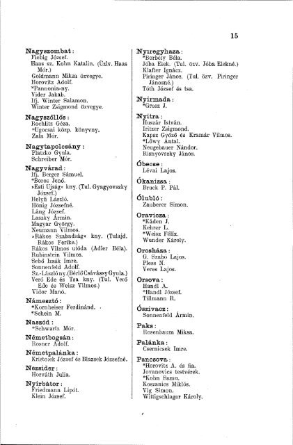 Magyar Könyvszemle Új folyam XVI. kötet, 1. füzet 1908 ... - EPA