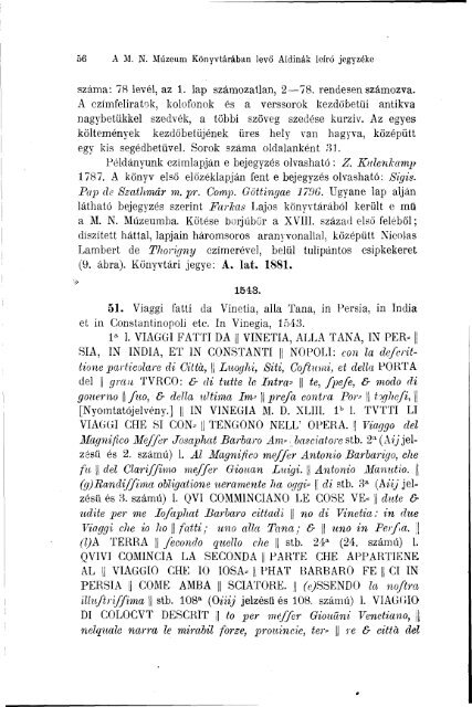 Magyar Könyvszemle Új folyam XVI. kötet, 1. füzet 1908 ... - EPA