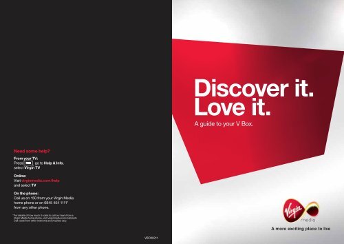 Discover it. Love it. - Virgin Media