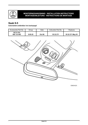 Saab 9-5 - SaabDocs.com