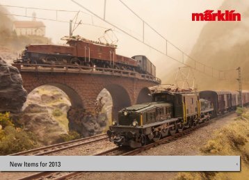 2013 MÃ¤rklin New Items Brochure English (35MB ... - Marklin Trains