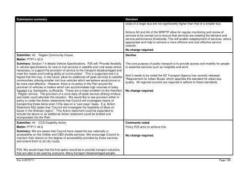 Chapter / Clause / Subclause Ã¢Â€Â“ General 22 submitters - Waikato ...