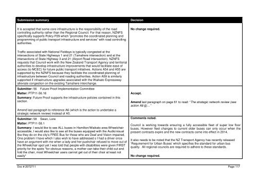 Chapter / Clause / Subclause Ã¢Â€Â“ General 22 submitters - Waikato ...