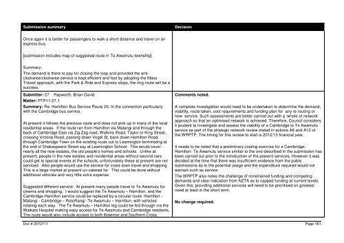 Chapter / Clause / Subclause Ã¢Â€Â“ General 22 submitters - Waikato ...