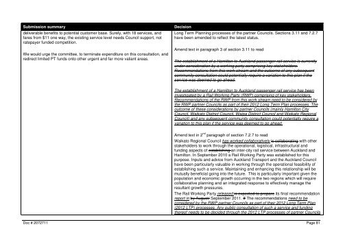 Chapter / Clause / Subclause Ã¢Â€Â“ General 22 submitters - Waikato ...