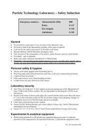 Particle Technology Laboratory â Safety Induction - PTL