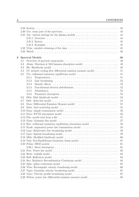 SPEX User's Manual - SRON