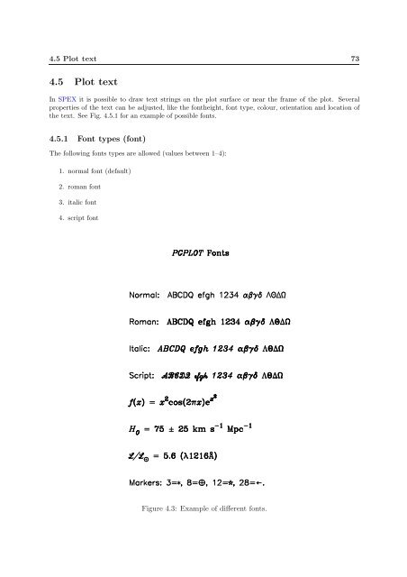 SPEX User's Manual - SRON