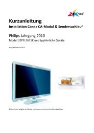 Kurzanleitung Philips [PDF, 633 KB] - Ziknet