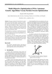 Multi-Objective Optimization of Wire Antennas ... - Radioengineering