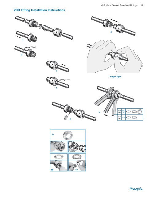 VCRÃ‚Â® Metal Gasket Face Seal Fittings, (MS-01-24, R8)