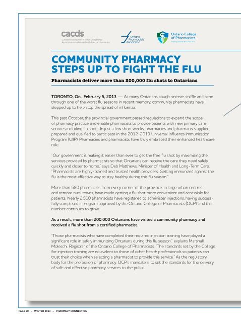 Download - Ontario College of Pharmacists