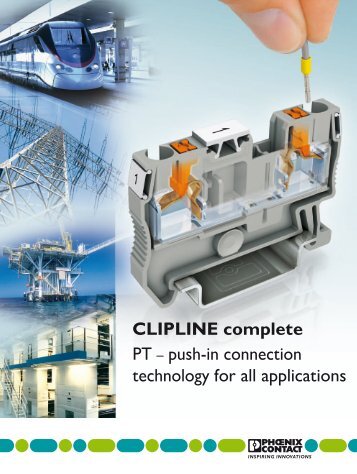 push-in connection technology for all applications - Phoenix Contact