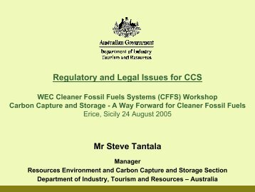 Steve Tantala - World Energy Council