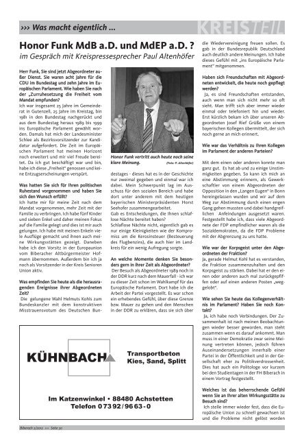 KREISTEIL - CDU Kreisverband Biberach