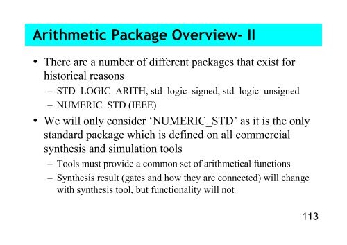 05 Arithmetic in VHDL