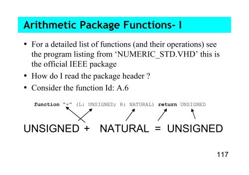 05 Arithmetic in VHDL