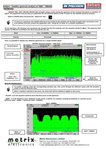 PDF App. Note - Metrix Electronics Ltd