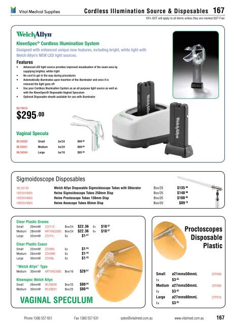 Disposable Instruments - Vital Medical Supplies