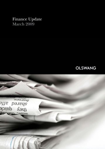 Finance Update March 2009 - Olswang