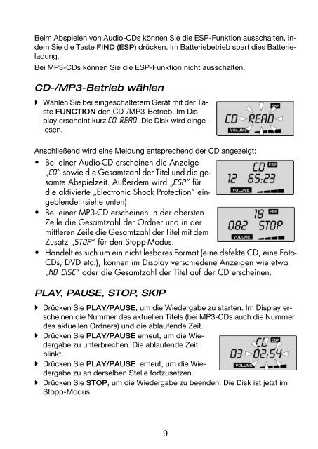 Stereo-Radiorecorder mit Cd-/Mp3-Player - Medion