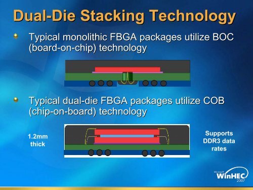 Main Memory Technology Direction - Micron