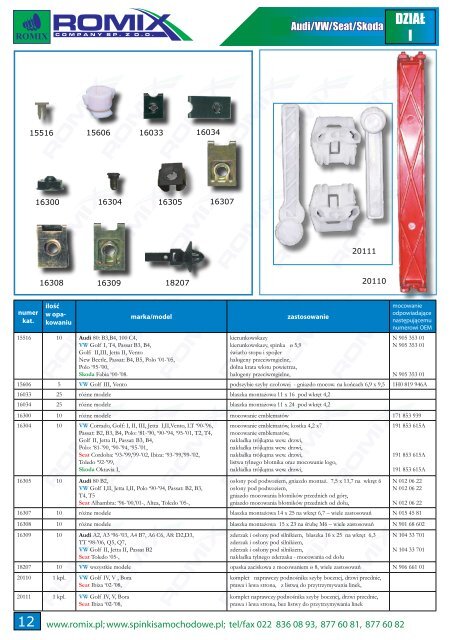 Audi/VW/Seat/Skoda - Romix