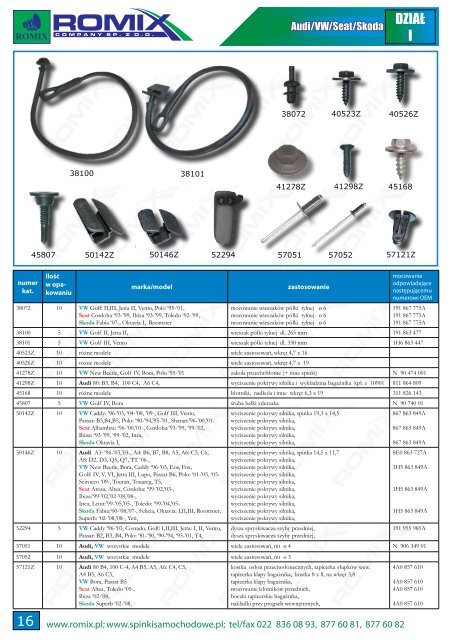 Audi/VW/Seat/Skoda - Romix